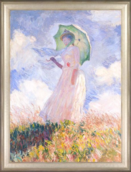 Claude Monet "Frau mit Sonnenschirm"