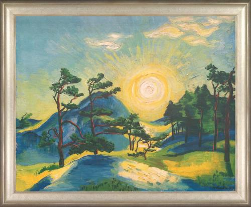 Max Pechstein Aufgehende Sonne