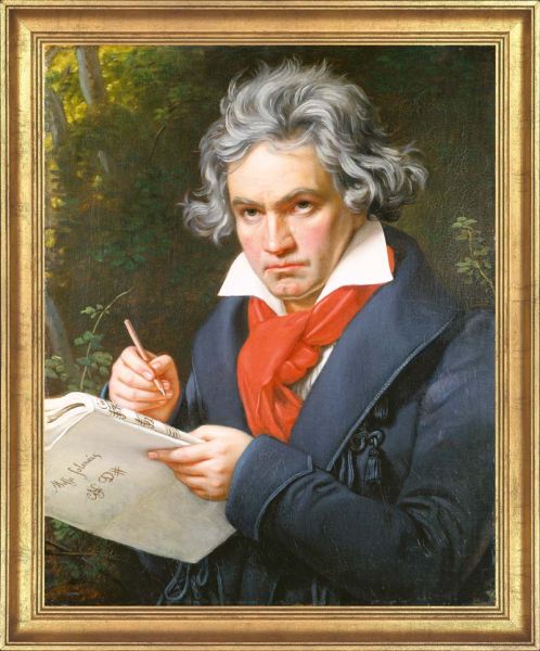 Joseph Karl Stieler "Bildnis Ludwig van Beethoven"