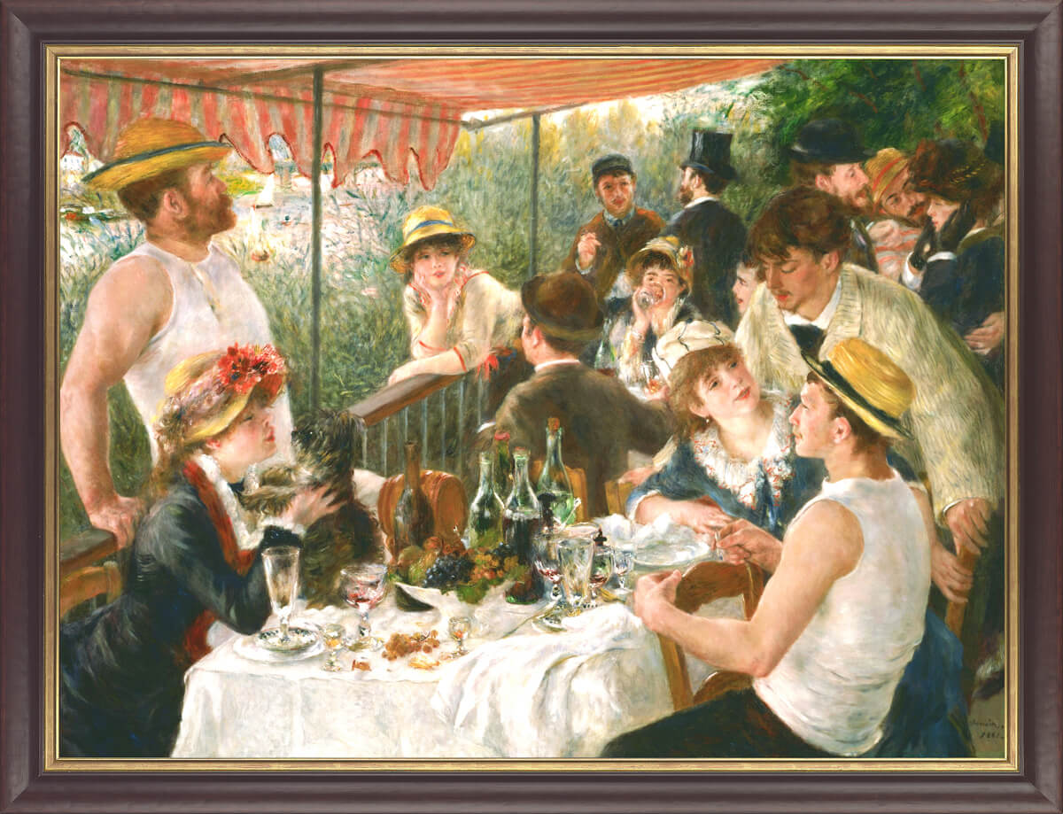 Handgeschnittenes Holzpuzzle - Renoir: Das Frühstück Der Ruderer
