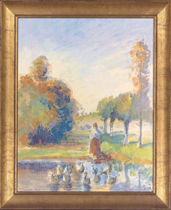 Camille Pissarro "Ententeich"