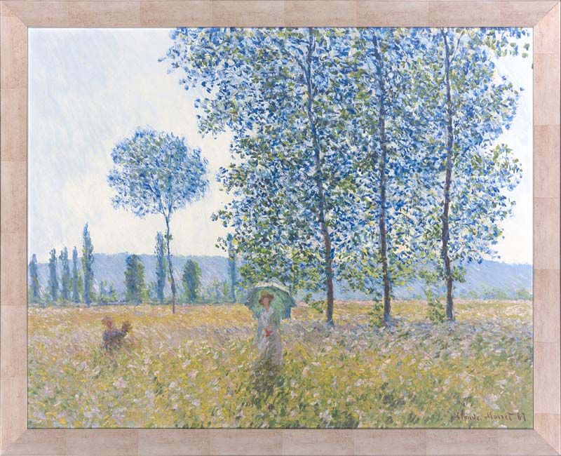 Claude Monet "Felder im Frühling"