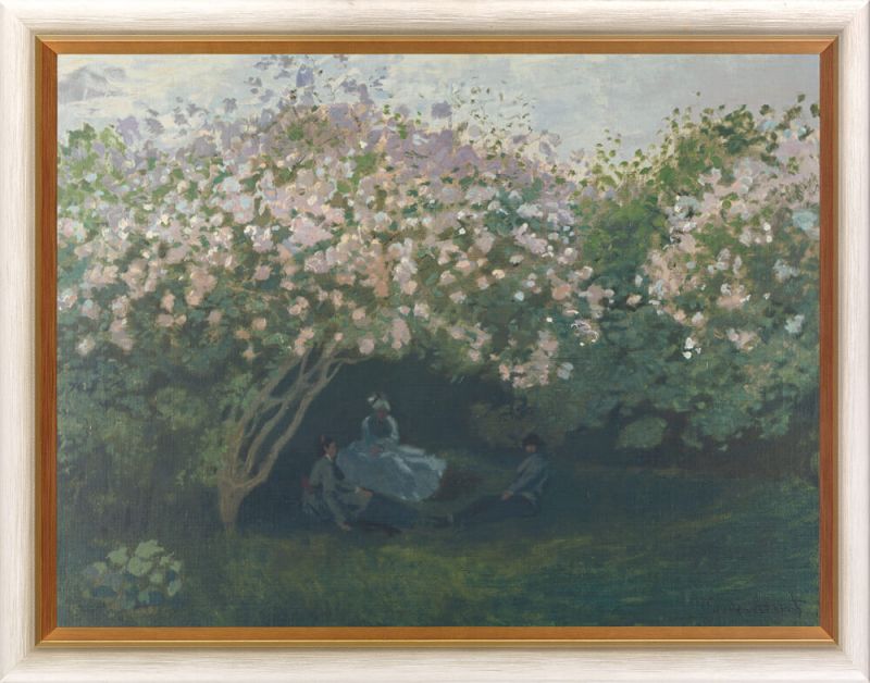 Claude Monet Ruhe unterm Fliederbusch