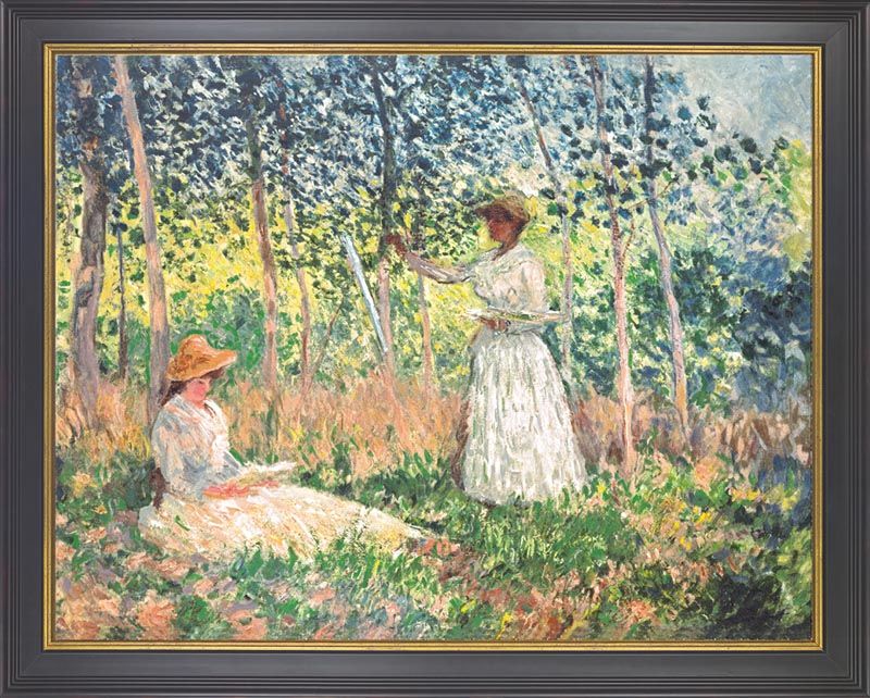 Claude Monet "Suzanne und Blanche Hoschede"