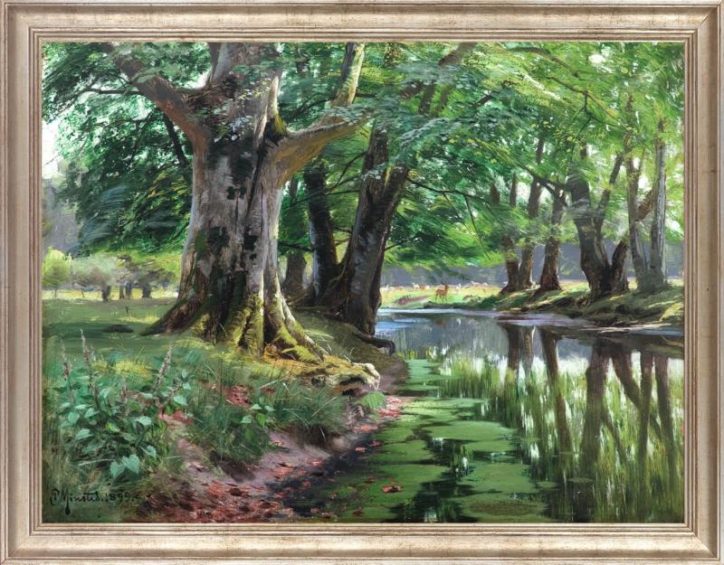 Peder Mönsted Sommer am Waldbach