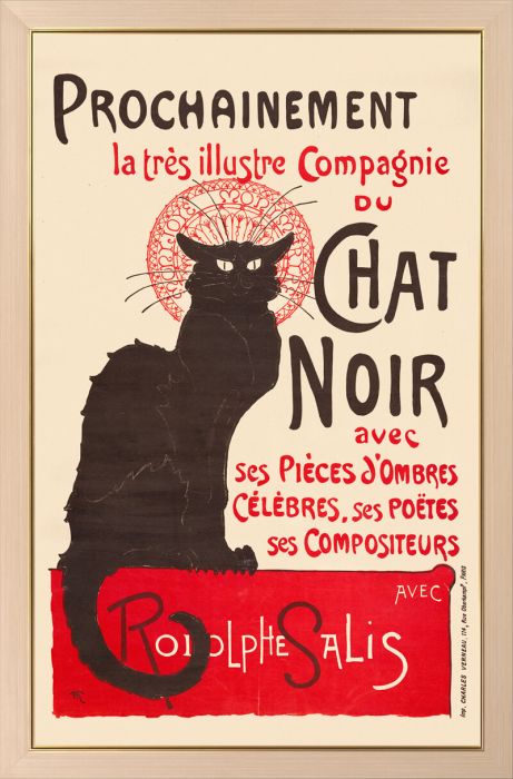 Théophile-Alexandre Steinlen Compagnie du Chat Noir avec Rudolphe Salis