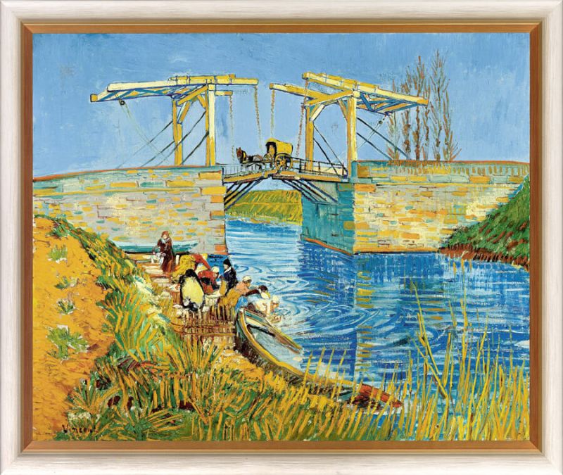 Vincent van Gogh Zugbrücke in Arles Le Pont de Langlois